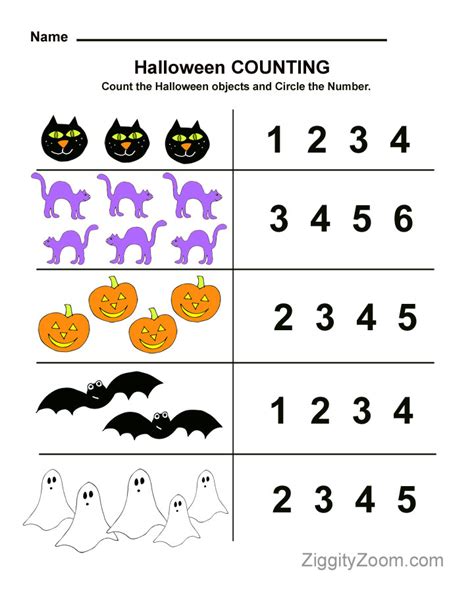 Preschool Free Halloween Printables