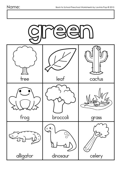 Preschool Worksheet Educational Toddler Coloring Pages
