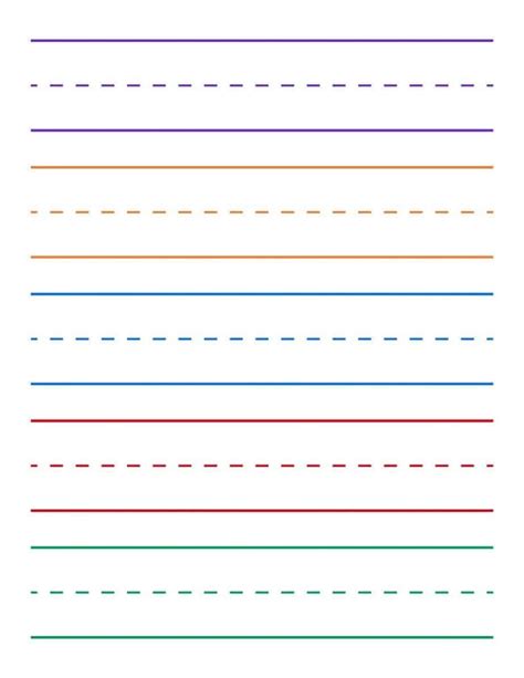 Preschool Writing Paper Printable Free