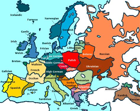 Present Day Europe Map