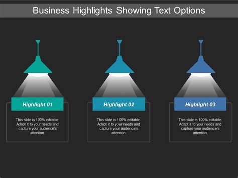 Presentation Highlights And Lowlights Ppt Template