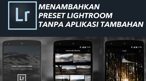 Preset Lightroom android gratis di Indonesia