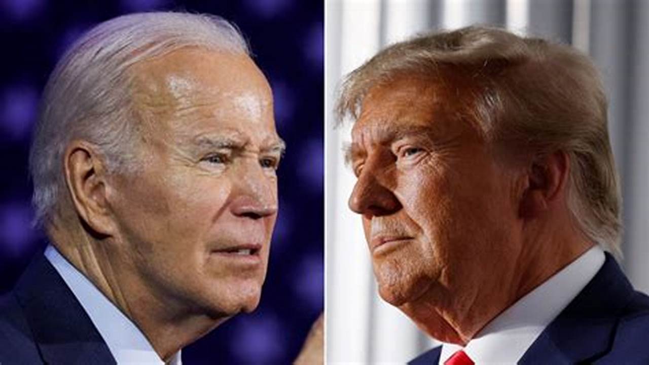 President Joe Biden And Former President Donald Trump Will Face Each Other In The U.s., 2024