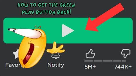 Press the green play button. - Roblox