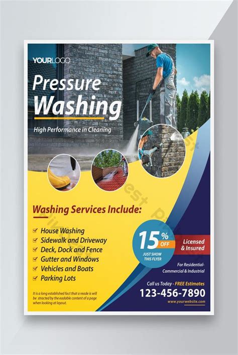 Pressure Washing Flyer Template Free