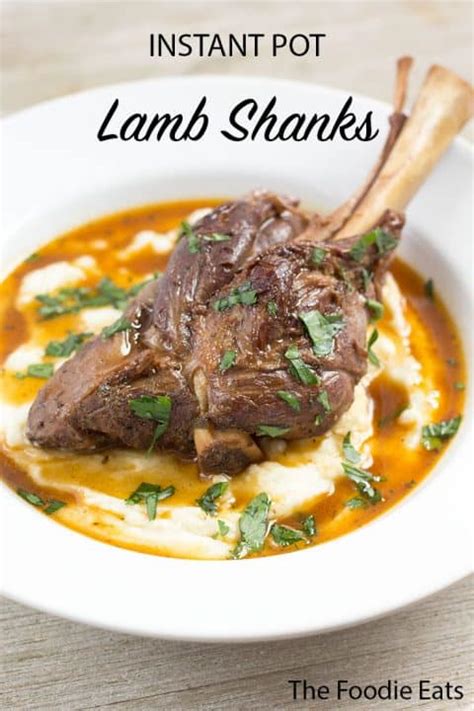 Pressure Cooker Lamb Shanks Quick & Tender