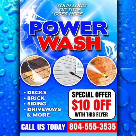 Pressure Washer Flyer Templates