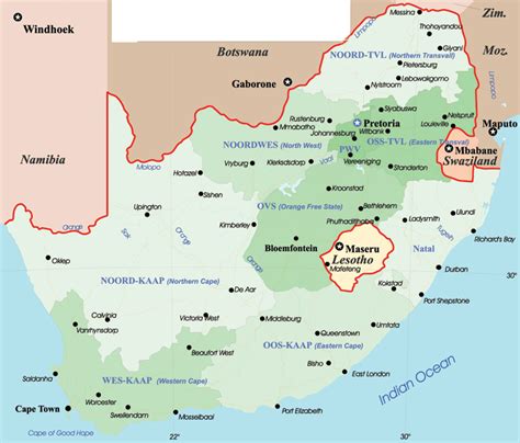 Pretoria South Africa Map