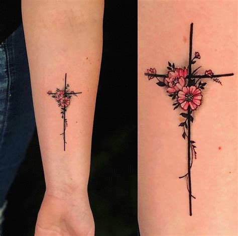 41 Beautiful Cross Tattoos On Neck