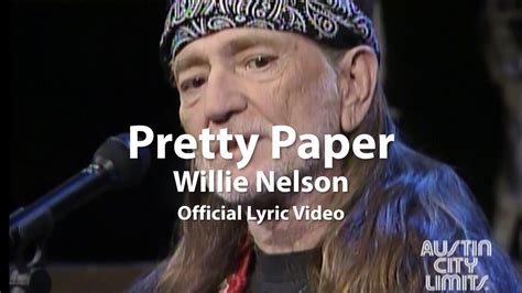 Pretty Paper Lyric