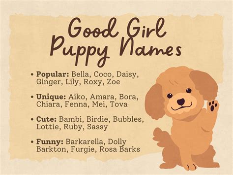 Pretty Puppy Names