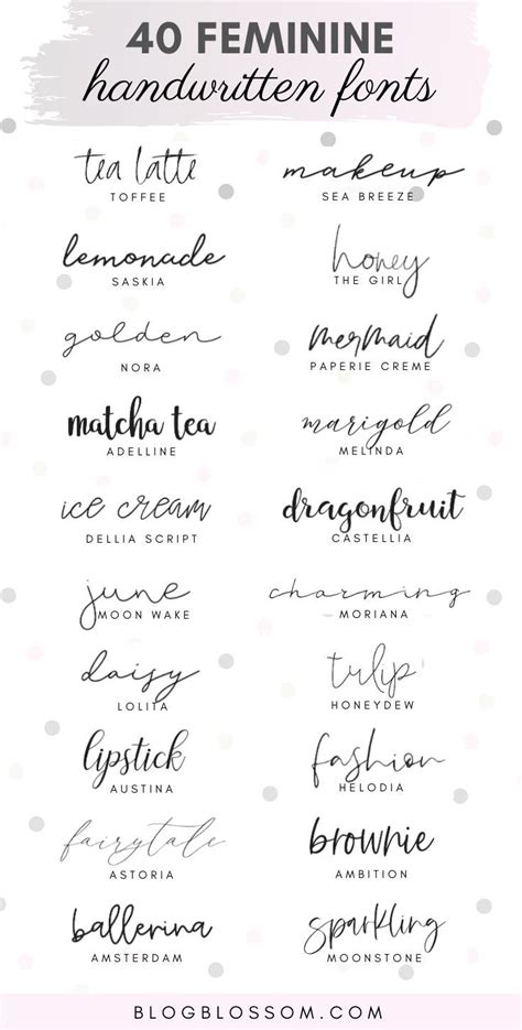 Pretty Tattoo Fonts