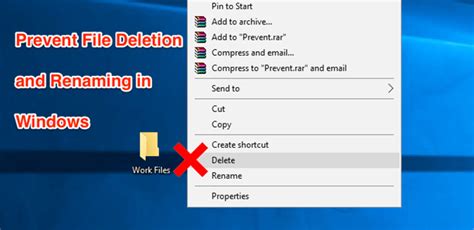 Prevent Files From Being Deleted Using The Default Option