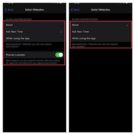 Prevent Safari Websites from Asking for Location Access on iOS and iPadOS