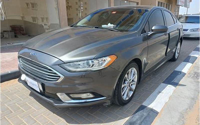 Price Range For Ford Fusion In Uae