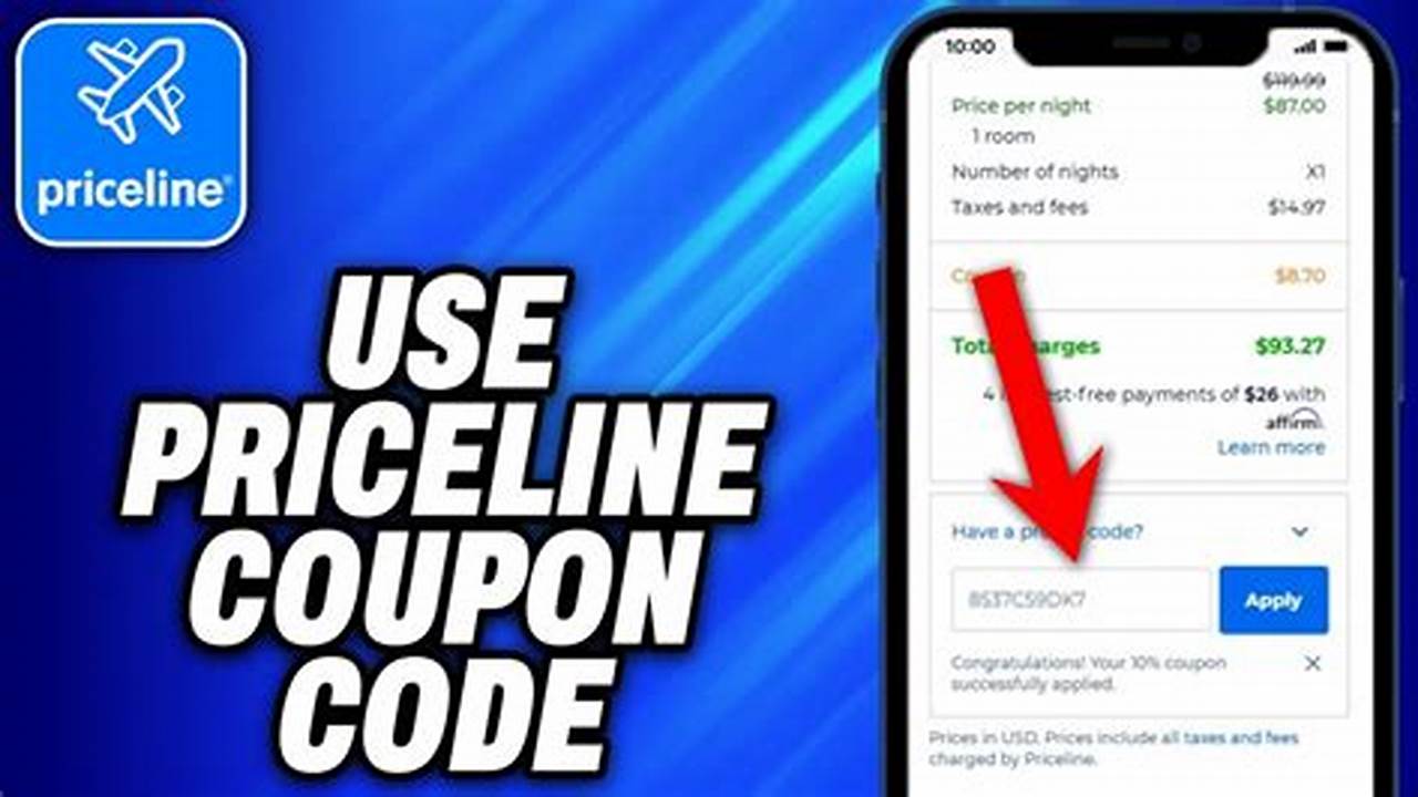 Priceline Flight Promo Code 2024