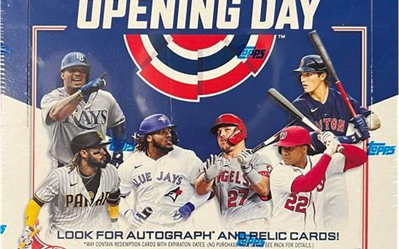 Pricing And Availability 2022 Topps Opening Day