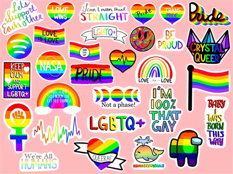 Pride Stickers Printable