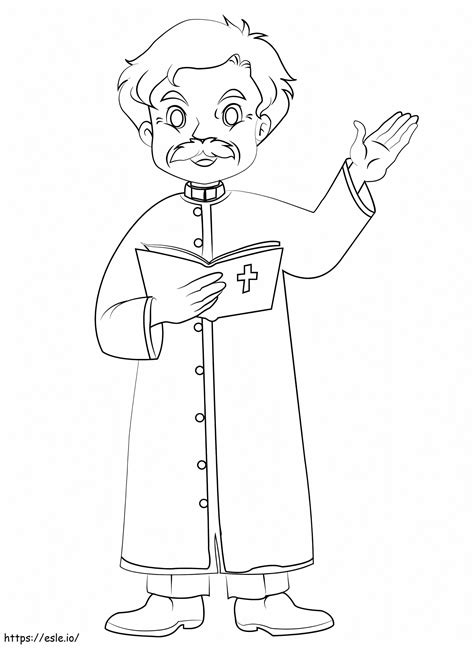 Priest Coloring Pages