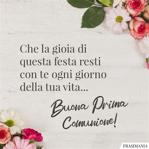 Prima Comunione Frasi