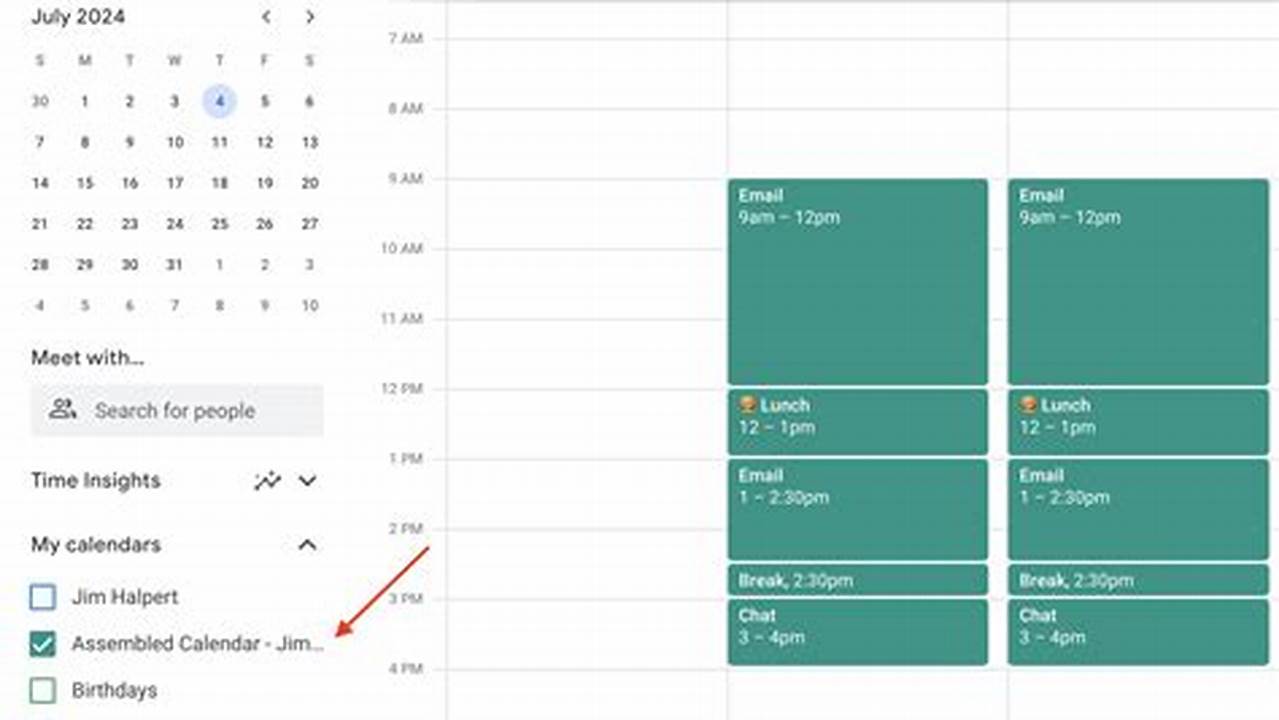 Primary Google Calendar