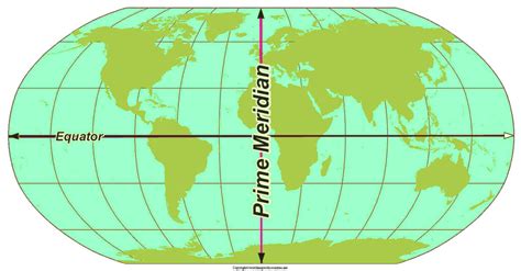 Prime Meridian On World Map