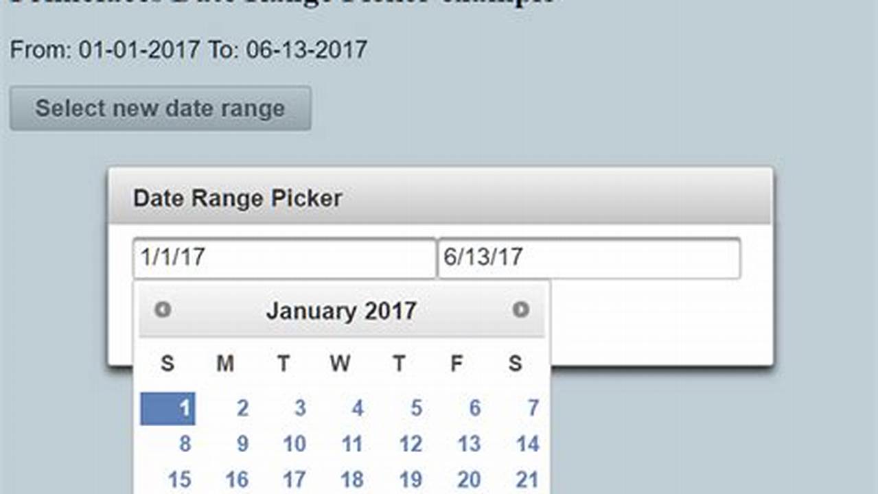 Primefaces Calendar Example