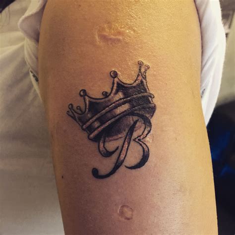 prince / crown black n grey tattoo by wes fortier www