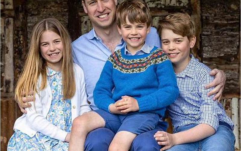Prince George With His Family