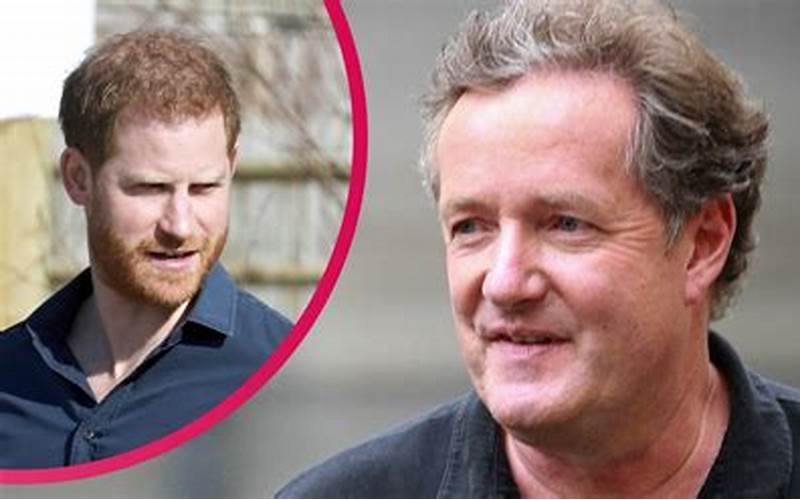 Prince Harry And Piers Morgan Future