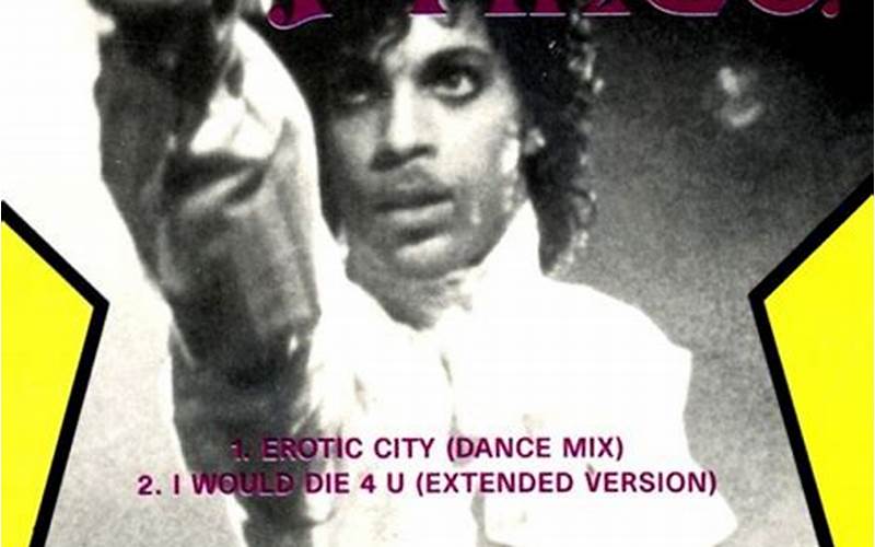 Prince Playing Guitar In Erotic City