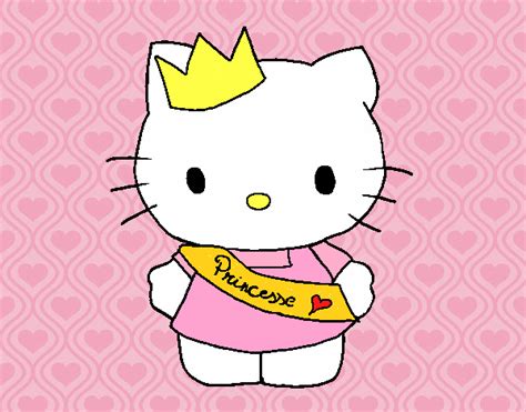 Princesa Dibujos De Hello Kitty Pintados