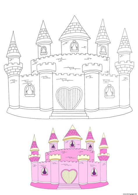 Disneyland Castle Drawing at GetDrawings Free download