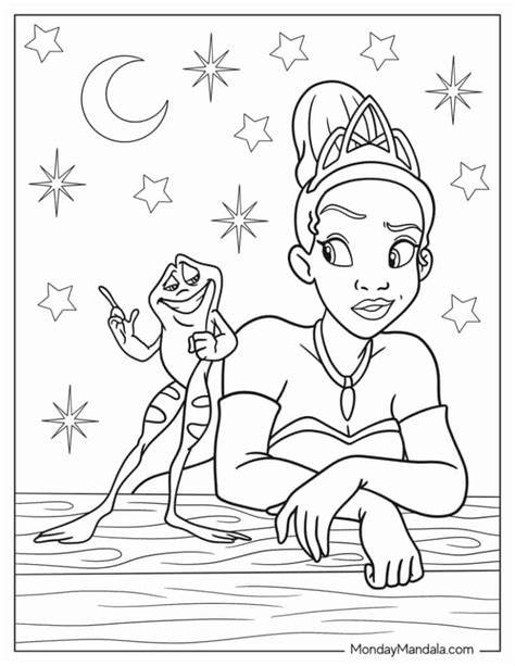 Princess And The Frog Coloring Page
