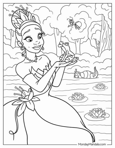 Princess And The Frog Coloring Pages