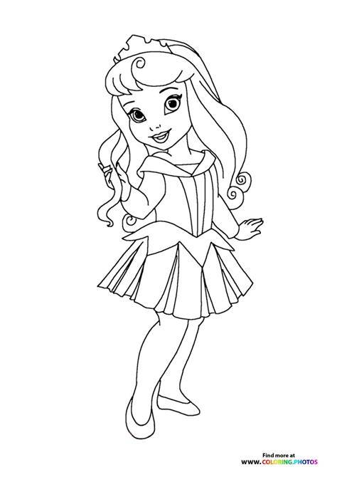 Princess Aurora Coloring Pages