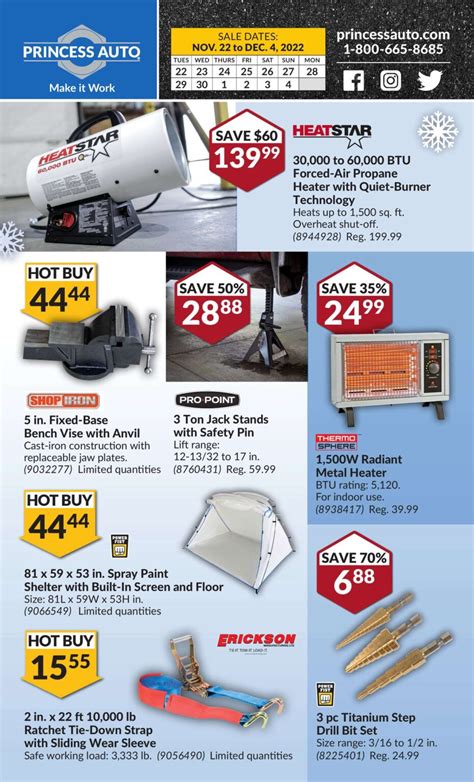 Score big savings at Princess Auto's Black Friday Sale - Don't miss out!