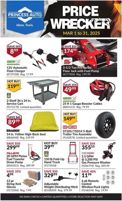 Shop like a Pro at Princess Auto Flyer Barrie: Discover Exclusive Deals on Tools and Machinery Now!