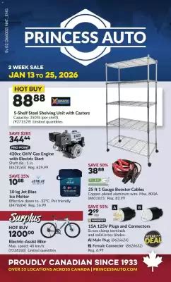 Shop Like Royalty: Check out the newest Princess Auto Flyer in Sudbury!