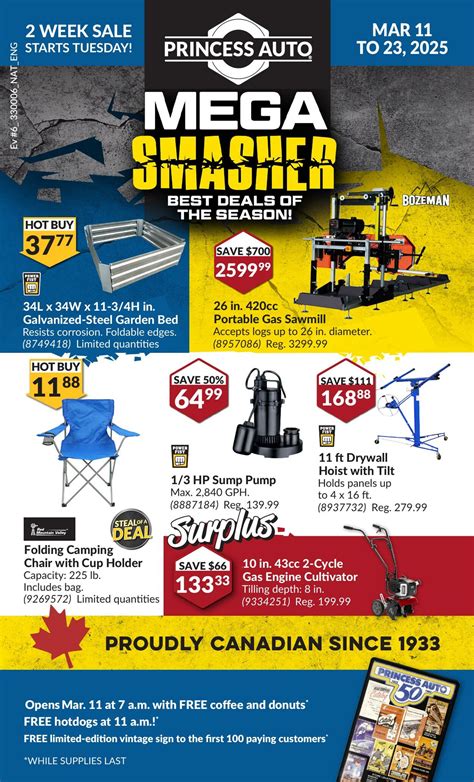 Discover the Best Deals at Princess Auto NB - Your Go-To Destination for Quality Tools and Supplies!