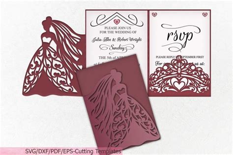 Download Princess Bride Crown Wedding Trifold Files