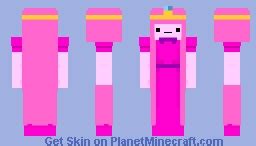 Rule the Kingdom in Style with Princess Bubblegum Minecraft Skin - Unleash Your Inner Royalty!