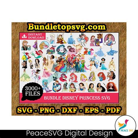 Download Princess Bundle Creativefabrica DXF Files