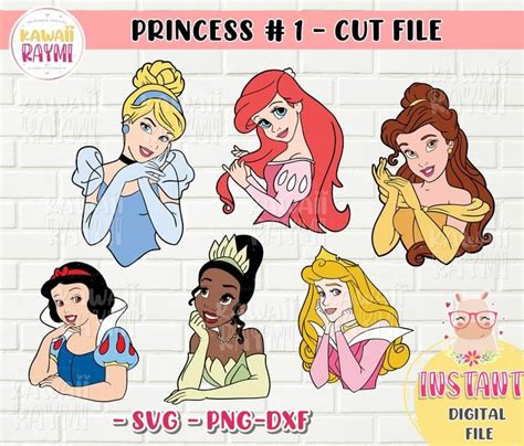 Download Princess Bundle Files For Crafts