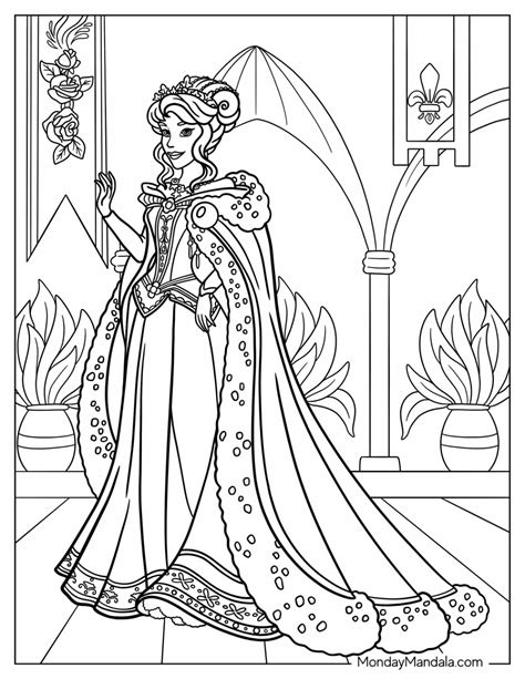 Princess Coloring Pag