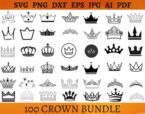 Download Princess Crown Bundle Cut Images