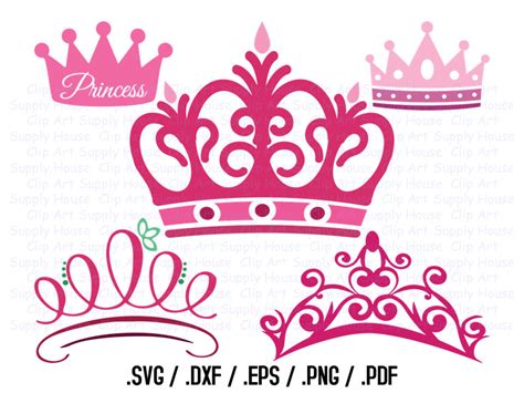 Download Princess Crown Bundle Files DXF Files