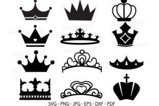 Download Princess Crown Bundle for Cricut Machine
