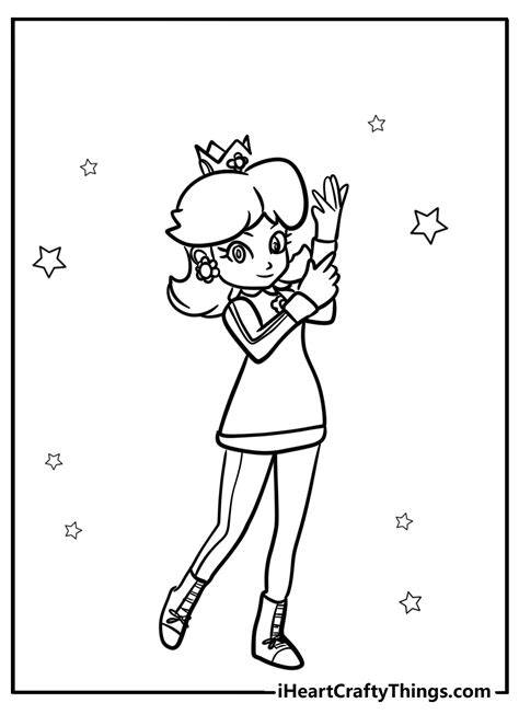 Princess Daisy Mario Coloring Pages