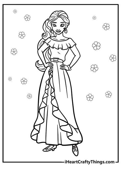 Princess Elena Coloring Pages